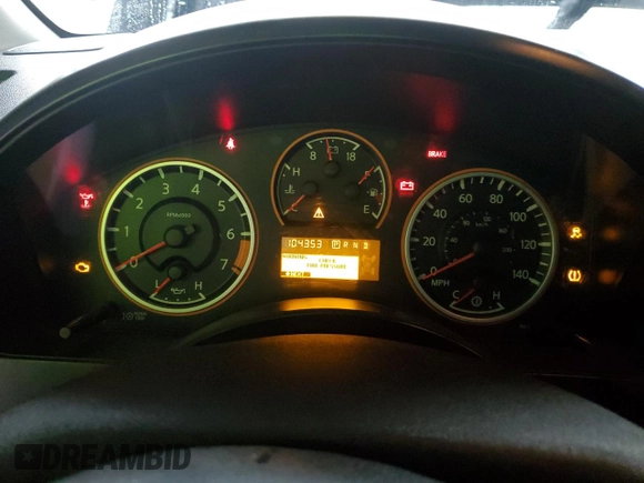 2015 Nissan Titan SL with VIN 1N6AA0ED1FN503994, listed as a Copart auction lot 39525224 with 104,353 mi miles and Salvage Title. Bid and sale history available at DreamBid. Image 9.