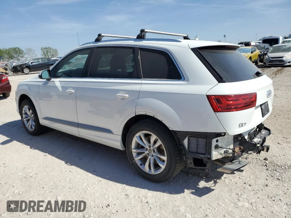 2017 Audi Q7 Premium с VIN WA1AHAF78HD038761, выставлен на аукционе Copart как лот 52795265 с пробегом 137 910 миль миль и Списание • Salvage title. История ставок и продаж доступна на DreamBid. Изображение 2.