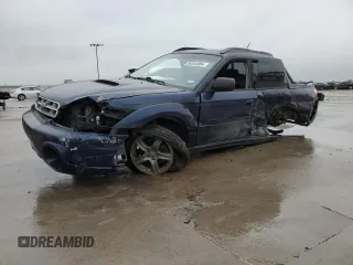 2004 Subaru Baja Turbo с VIN 4S4BT63C245101179, выставлен на аукционе Copart как лот 80034984 с пробегом Не указан миль и Списание • Salvage title. История ставок и продаж доступна на DreamBid. Изображение 1.