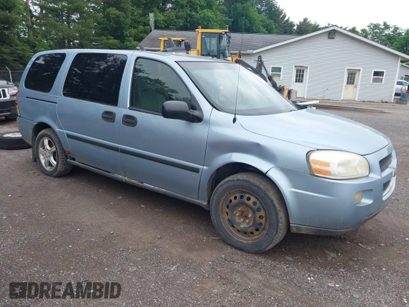 2007 Chevrolet Uplander LS Fleet z VIN 1GNDV23W37D138821, wystawiony jako IAAI lot #42522372 z przebiegiem 238 391 mil mil oraz . Historia ofert i sprzedaży dostępna na DreamBid. Obrazek 1.