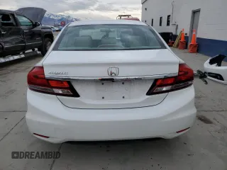 2015 Honda Civic Sedan EX-L with VIN 19XFB2F97FE262622, listed as a Copart auction lot 43584155 with 76,961 mi miles and Salvage Title. Bid and sale history available at carsss.com. Image 6.
