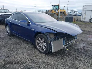 2017 Tesla Model S 100D with VIN 5YJSA1E25HF184502, listed as a IAAI auction lot 41834310 with 92,887 mi miles and . Bid and sale history available at DreamBid. Image 1.