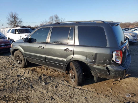 2003 Honda Pilot EX with VIN 2HKYF185X3H541247, listed as a Copart auction lot 46975335 with 186,195 mi miles and Salvage Title. Bid and sale history available at carsss.com. Image 2.