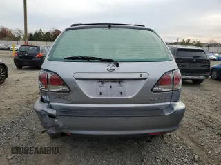 2001 Lexus RX 300 with VIN JTJHF10U510206858, listed as a Copart auction lot 80909304 with 219,722 mi miles and Salvage Title. Bid and sale history available at carsss.com. Image 6.