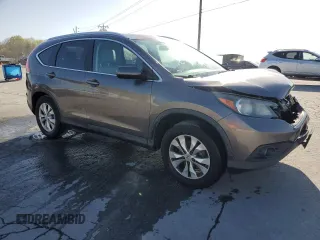 2012 Honda CR-V EX-L with VIN 5J6RM4H7XCL007393, listed as a Copart auction lot 52378715 with 126,002 mi miles and Salvage Title. Bid and sale history available at carsss.com. Image 4.