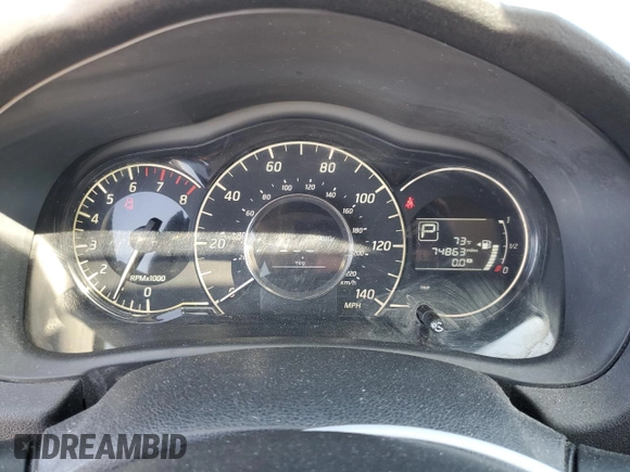 2015 Nissan Note SV with VIN 3N1CE2CP8FL440520, listed as a Copart auction lot 63129885 with 74,863 mi miles and Salvage title. Bid and sale history available at DreamBid. Image 9.