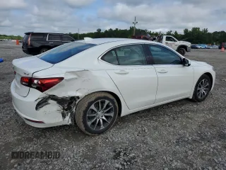 2017 Acura TLX with VIN 19UUB1F35HA005446, listed as a Copart auction lot 60146105 with 67,352 mi miles and Salvage title. Bid and sale history available at DreamBid. Image 3.
