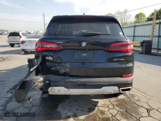 2022 BMW X5 xDrive40i with VIN 5UXCR6C01N9L67332, listed as a Copart auction lot 53049685 with 55,694 mi miles and Salvage Title. Bid and sale history available at carsss.com. Image 6.