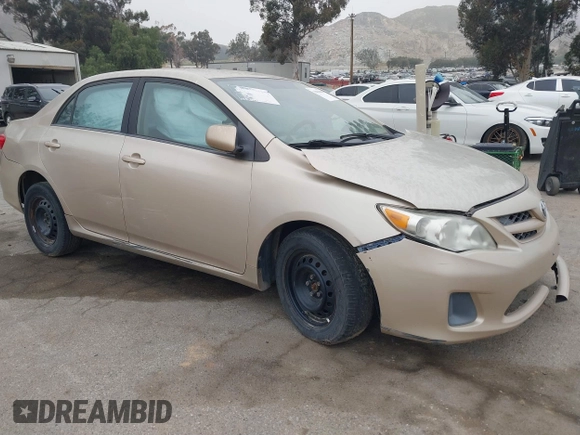 2011 Toyota Corolla L with VIN 2T1BU4EE3BC607950, listed as a IAAI auction lot 39460408 with 158,699 mi miles and . Bid and sale history available at DreamBid. Image 1.