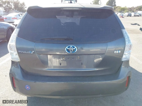 2012 Toyota Prius v Two with VIN JTDZN3EU1C3086735, listed as a IAAI auction lot 41725323 with 336,342 mi miles. Bid and sale history available at carsss.com. Image 16.