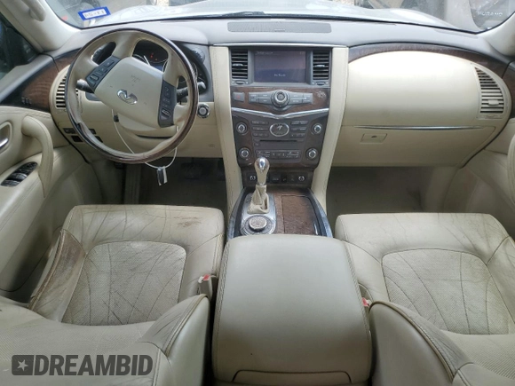 2014 Infiniti QX80 with VIN JN8AZ2NF6E9555108, listed as a Copart auction lot 53899575 with 156,989 mi miles and Clean Title. Bid and sale history available at carsss.com. Image 8.