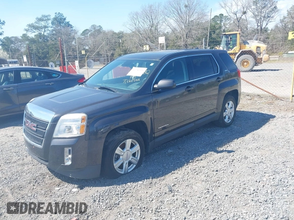 2014 GMC Terrain SLE with VIN 2GKALMEK0E6355282, listed as a IAAI auction lot 41736595 with 102,586 mi miles. Bid and sale history available at carsss.com. Image 2.