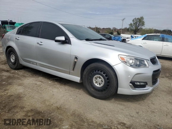 2016 Chevrolet SS with VIN 6G3F15RWXGL223315, listed as a Copart auction lot 49589955 with 0 mi miles and Salvage Title. Bid and sale history available at carsss.com. Image 4.