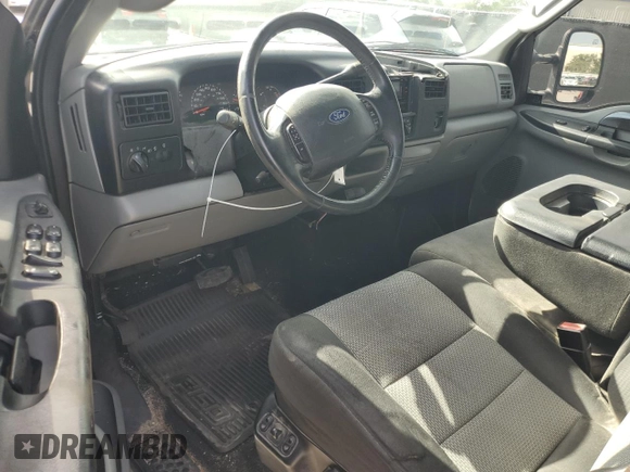 2004 Ford F-350 XL with VIN 1FTSW31P54EB29378, listed as a Copart auction lot 63147675 with 188,288 mi miles and Salvage title. Bid and sale history available at DreamBid. Image 8.