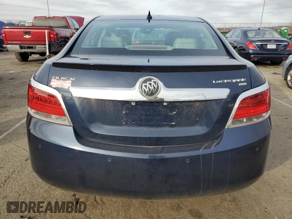 2011 Buick LaCrosse CXL with VIN 1G4GC5GC8BF222865, listed as a Copart auction lot 84893634 with 158,116 mi miles and Salvage title. Bid and sale history available at DreamBid. Image 6.