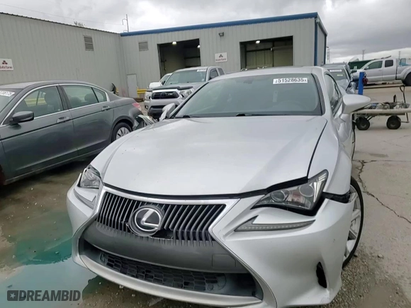 2015 Lexus RC 350 with VIN JTHHE5BC5F5002359, listed as a Copart auction lot 51528635 with 104,529 mi miles and Salvage Title. Bid and sale history available at carsss.com. Image 13.