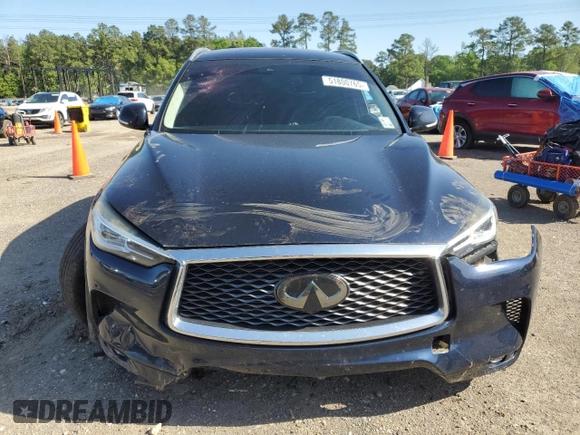 2019 Infiniti QX50 LUXE with VIN 3PCAJ5M1XKF137405, listed as a Copart auction lot 51800765 with 67,585 mi miles and Salvage Title. Bid and sale history available at carsss.com. Image 5.