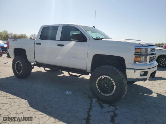 2014 Chevrolet Silverado 1500 LT with VIN 3GCUKREC1EG569641, listed as a Copart auction lot 52441175 with 108,098 mi miles and Salvage Title. Bid and sale history available at carsss.com. Image 4.