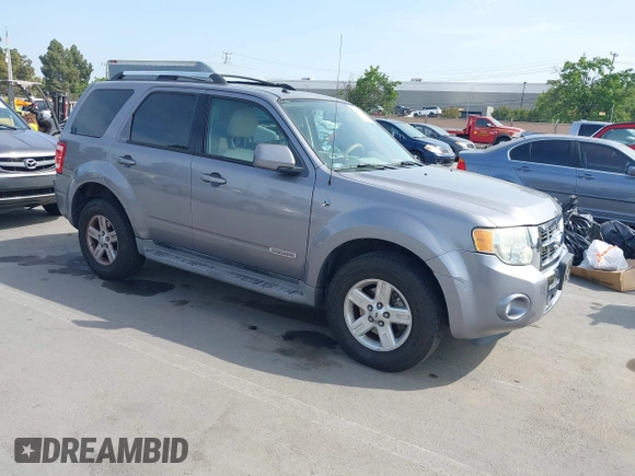 2008 Ford Escape Hybrid with VIN 1FMCU49H78KE79028, listed as a IAAI auction lot 42142396 with 131,642 mi miles and . Bid and sale history available at DreamBid. Image 1.