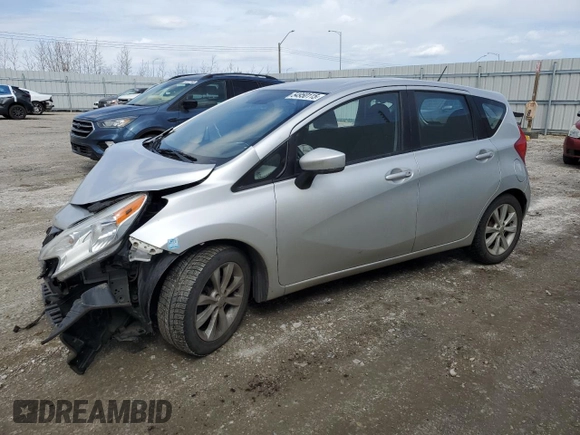 2015 Nissan Note SV with VIN 3N1CE2CP6FL360018, listed as a Copart auction lot 54950115 with 159,307 mi miles and Salvage title. Bid and sale history available at DreamBid. Image 1.