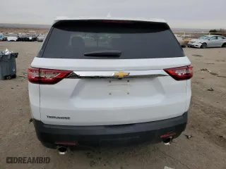 2021 Chevrolet Traverse LS with VIN 1GNEVFKW7MJ136581, listed as a Copart auction lot 84253424 with 65,503 mi miles and Salvage Title. Bid and sale history available at carsss.com. Image 6.