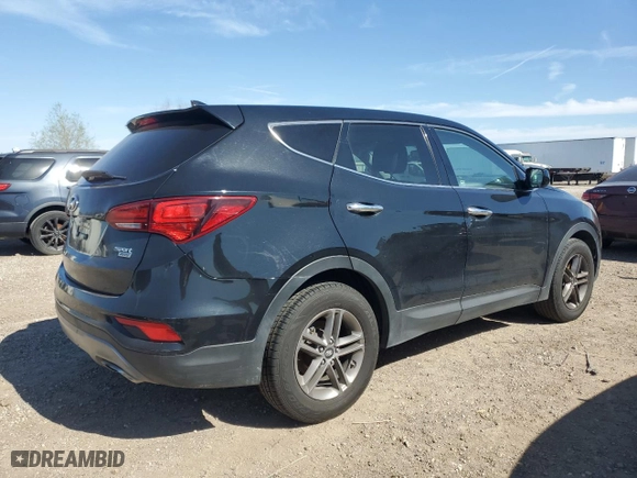 2017 Hyundai Santa Fe Sport 2.4L with VIN 5NMZTDLB1HH003875, listed as a Copart auction lot 48156085 with 136,607 mi miles and Clean Title. Bid and sale history available at carsss.com. Image 3.