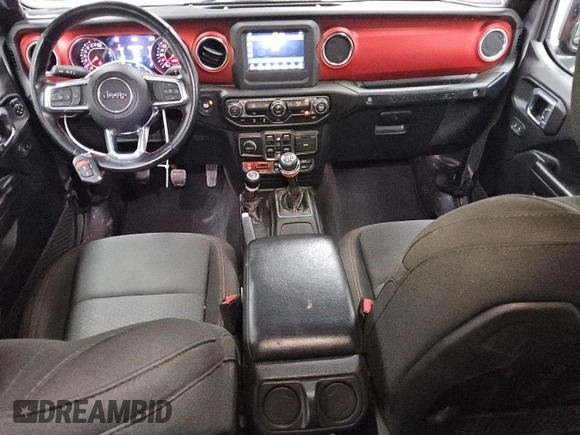 2021 Jeep Wrangler Unlimited Rubicon with VIN 1C4HJXFGXMW694860, listed as a Copart auction lot 58929725 with 29,172 mi miles and Clean title. Bid and sale history available at DreamBid. Image 8.
