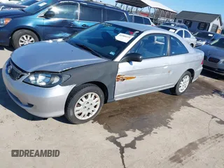 2004 Honda Civic LX with VIN 1HGEM22524L022246, listed as a IAAI auction lot 41589224 with 149,188 mi miles. Bid and sale history available at carsss.com. Image 2.