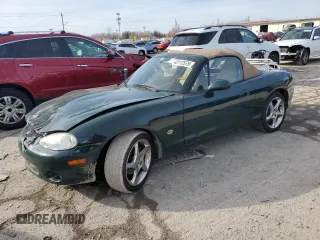 2001 Mazda MX-5 Miata with VIN JM1NB353410213975, listed as a Copart auction lot 43112575 with 225,609 mi miles and Salvage Title. Bid and sale history available at DreamBid. Image 1.