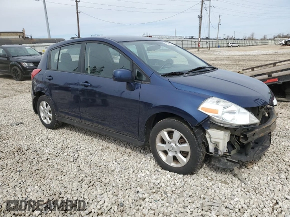 2012 Nissan Versa S with VIN 3N1BC1CP9CK202060, listed as a Copart auction lot 50350005 with 98,988 mi miles and Salvage Title. Bid and sale history available at carsss.com. Image 4.