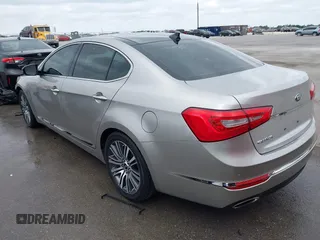 2014 Kia Cadenza Limited with VIN KNALN4D71E5137744, listed as a IAAI auction lot 42063014 with 61,310 mi miles. Bid and sale history available at carsss.com. Image 3.