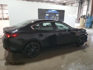 2025 Mazda 3 S Select Sport with VIN 3MZBPABM6SM456091, listed as a Copart auction lot 48765105 with 6,966 mi miles and Clean Title. Bid and sale history available at DreamBid. Image 3.
