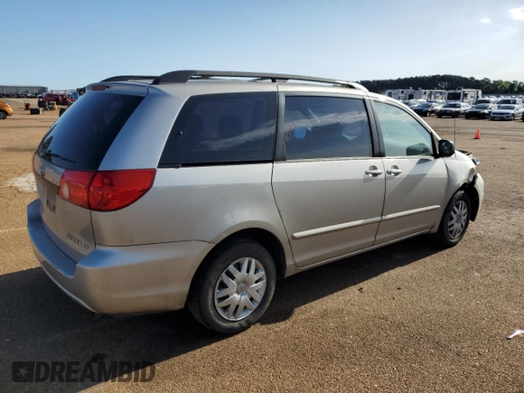 2006 Toyota Sienna CE with VIN 5TDZA23C06S519903, listed as a Copart auction lot 53740445 with 212,665 mi miles and Salvage Title. Bid and sale history available at carsss.com. Image 3.