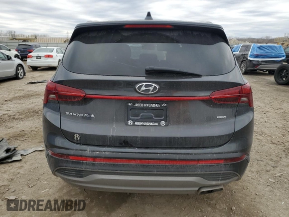 2021 Hyundai Santa Fe SE with VIN 5NMS1DAJ3MH369641, listed as a Copart auction lot 44532195 with 99,463 mi miles and Salvage Title. Bid and sale history available at carsss.com. Image 6.