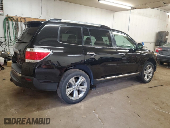 2012 Toyota Highlander Limited with VIN 5TDDK3EH3CS125295, listed as a Copart auction lot 60117725 with 176,911 mi miles and Salvage title. Bid and sale history available at DreamBid. Image 3.