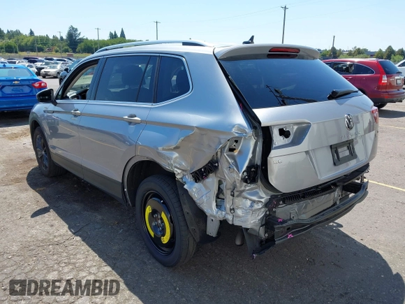 2024 Volkswagen Tiguan SE with VIN 3VV2B7AX6RM149564, listed as a IAAI auction lot 42686972 with 20,350 mi miles and . Bid and sale history available at DreamBid. Image 3.