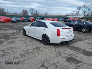 2017 Cadillac ATS-V with VIN 1G6AN5SYXH0213591, listed as a IAAI auction lot 41737461 with 70,000 mi miles. Bid and sale history available at carsss.com. Image 3.