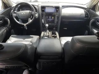 2020 Infiniti QX80 LUXE with VIN JN8AZ2NF6L9704744, listed as a Copart auction lot 63547604 with 89,702 mi miles and Salvage Title. Bid and sale history available at carsss.com. Image 8.