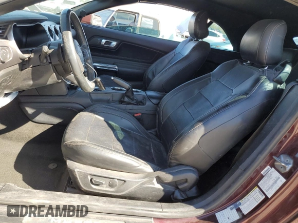2018 Ford Mustang EcoBoost Premium with VIN 1FATP8UH9J5118260, listed as a Copart auction lot 46352095 with 93,671 mi miles and Salvage Title. Bid and sale history available at carsss.com. Image 7.