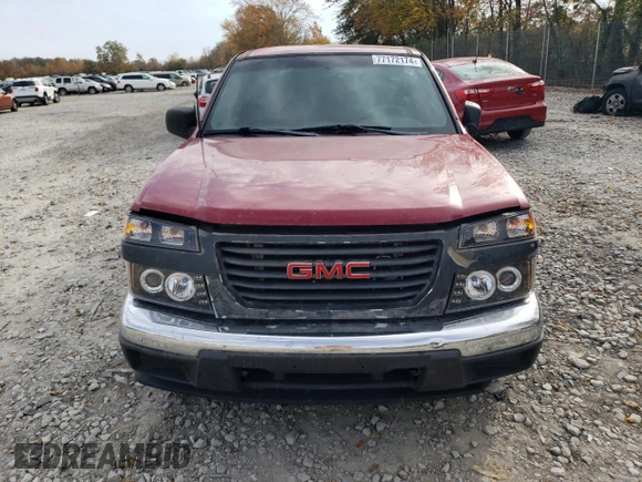 2006 GMC Canyon SLE2 with VIN 1GTCS136668276402, listed as a Copart auction lot 77172174 with 232,215 mi miles and Salvage Title. Bid and sale history available at carsss.com. Image 5.
