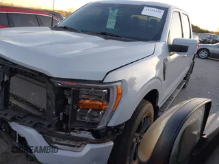2022 Ford F-150 XL with VIN 1FTFW1E80NKE57691, listed as a IAAI auction lot 41154166 with 1 mi miles. Bid and sale history available at carsss.com. Image 2.