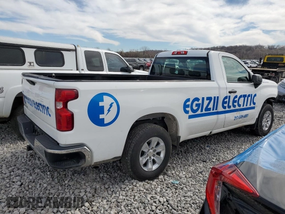 2019 Chevrolet Silverado 1500 Work Truck with VIN 3GCNWAEF1KG261966, listed as a Copart auction lot 50313505 with 160,135 mi miles and Salvage Title. Bid and sale history available at DreamBid. Image 3.