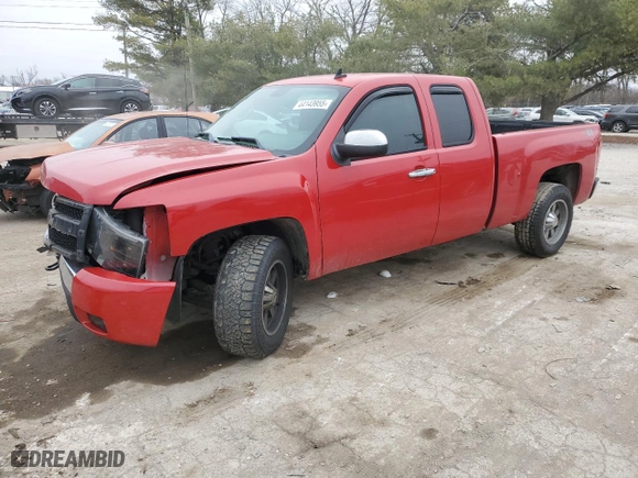 2009 Chevrolet Silverado 1500 LT with VIN 1GCEK29059Z232536, listed as a Copart auction lot 44143955 with 212,320 mi miles and Salvage Title. Bid and sale history available at carsss.com. Image 1.