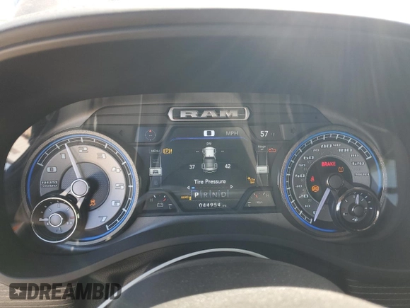 2021 Ram 1500 Limited with VIN 1C6SRFHTXMN830128, listed as a Copart auction lot 55798585 with 44,954 mi miles and Clean title. Bid and sale history available at DreamBid. Image 9.