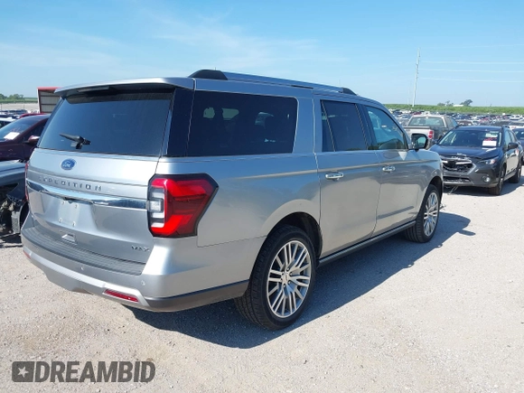 2023 Ford Expedition Max Limited z VIN 1FMJK2A81PEA48159, wystawiony jako IAAI lot #42725025 z przebiegiem 79 301 mil mil oraz . Historia ofert i sprzedaży dostępna na DreamBid. Obrazek 4.