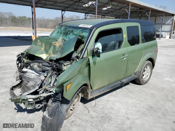 2006 Honda Element EX-P with VIN 5J6YH18766L007331, listed as a Copart auction lot 48863525 with 0 mi miles and Non Repairable. Bid and sale history available at carsss.com. Image 1.