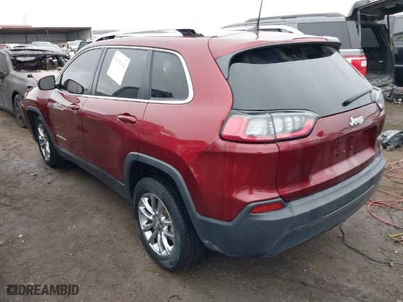 2019 Jeep Cherokee Latitude Plus with VIN 1C4PJLLB4KD226533, listed as a IAAI auction lot 41512342 with 56,457 mi miles. Bid and sale history available at carsss.com. Image 3.