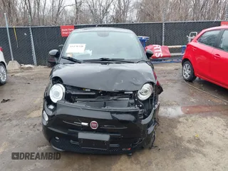 2015 FIAT 500e with VIN 3C3CFFGE7FT561599, listed as a IAAI auction lot 41478338 with 48,137 mi miles. Bid and sale history available at carsss.com. Image 12.