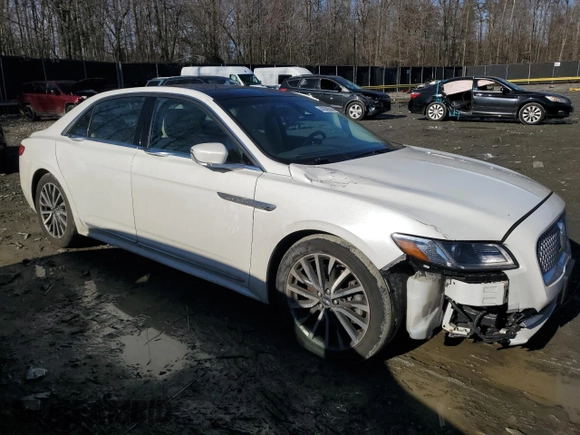 2020 Lincoln Continental Standard with VIN 1LN6L9VKXL5604772, listed as a Copart auction lot 44309085 with 90,010 mi miles and Salvage Title. Bid and sale history available at carsss.com. Image 4.