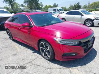 2019 Honda Accord Sport with VIN 1HGCV2F32KA013567, listed as a IAAI auction lot 42493535 with 96,380 mi miles and . Bid and sale history available at DreamBid. Image 1.
